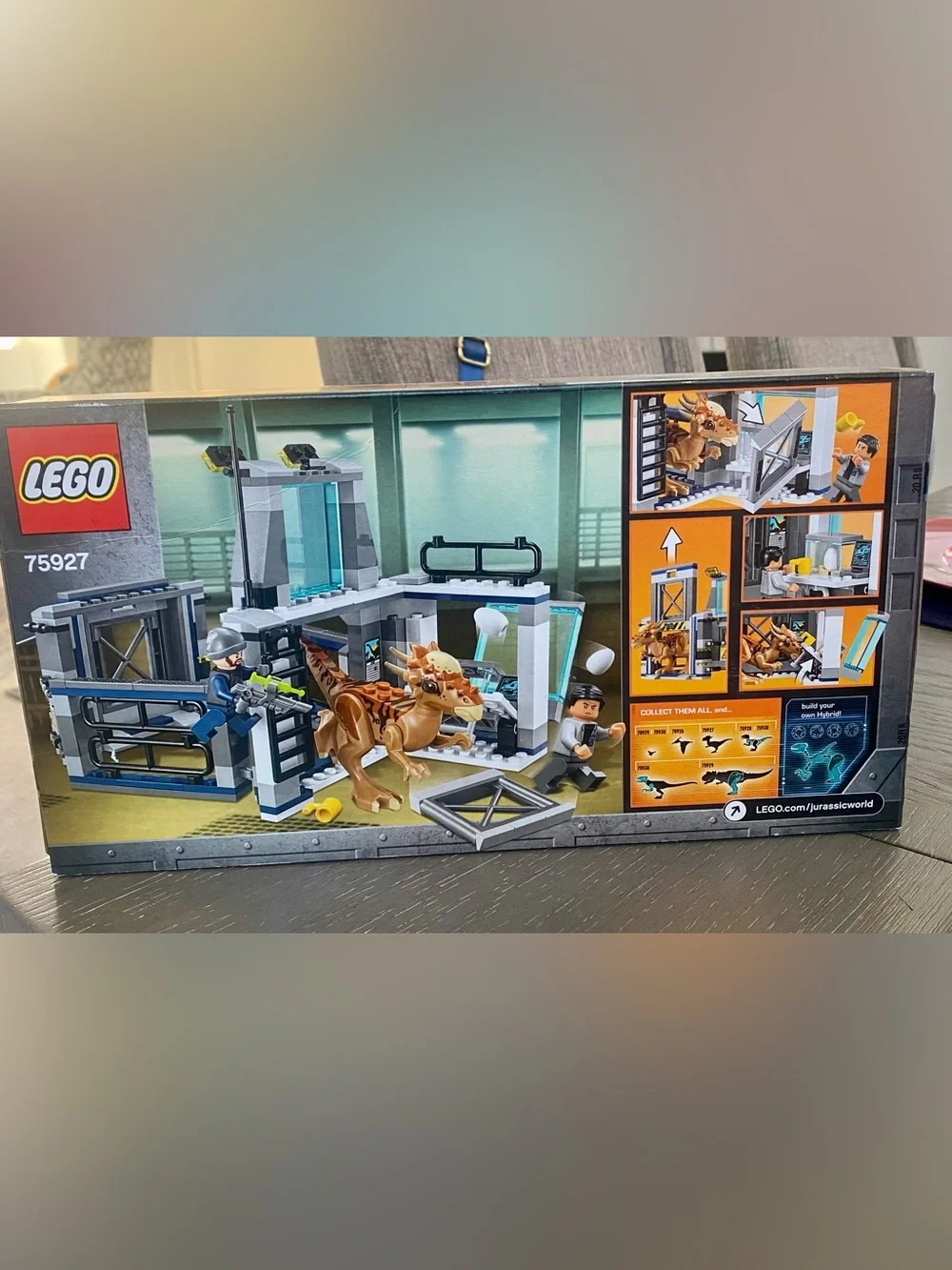 Lego Jurassic World Stygimoloch Breakout Playset - Blue, Gray, Tan